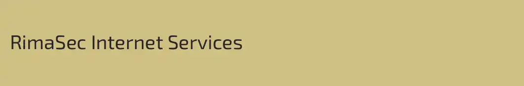 RimaSec Internet Services